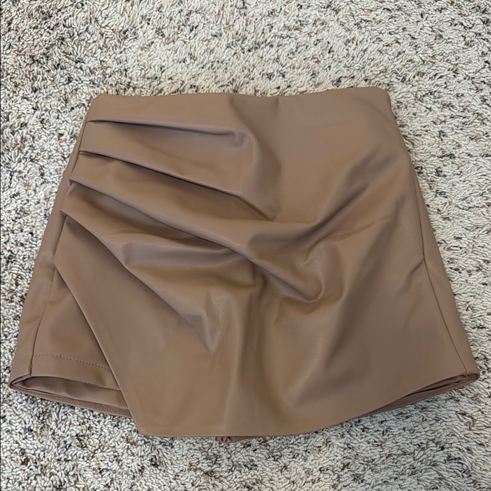 THML pleather skort